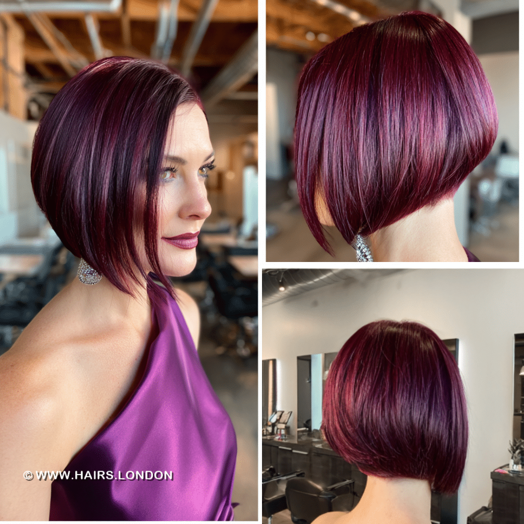 Rich Cherry Merlot Hair