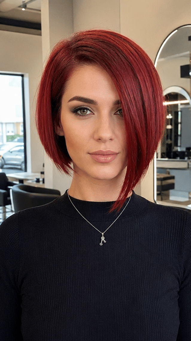 Cherry Crimson Hair