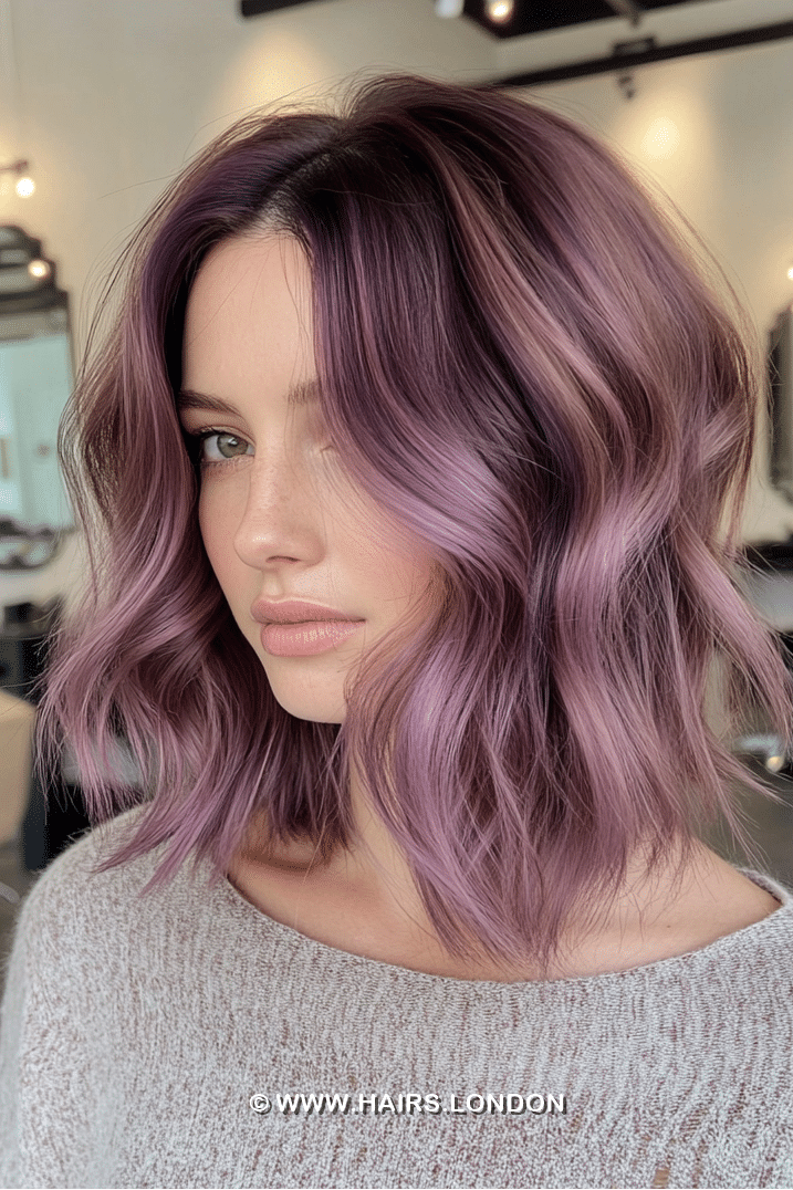 Dusty Lavender Purple Hair