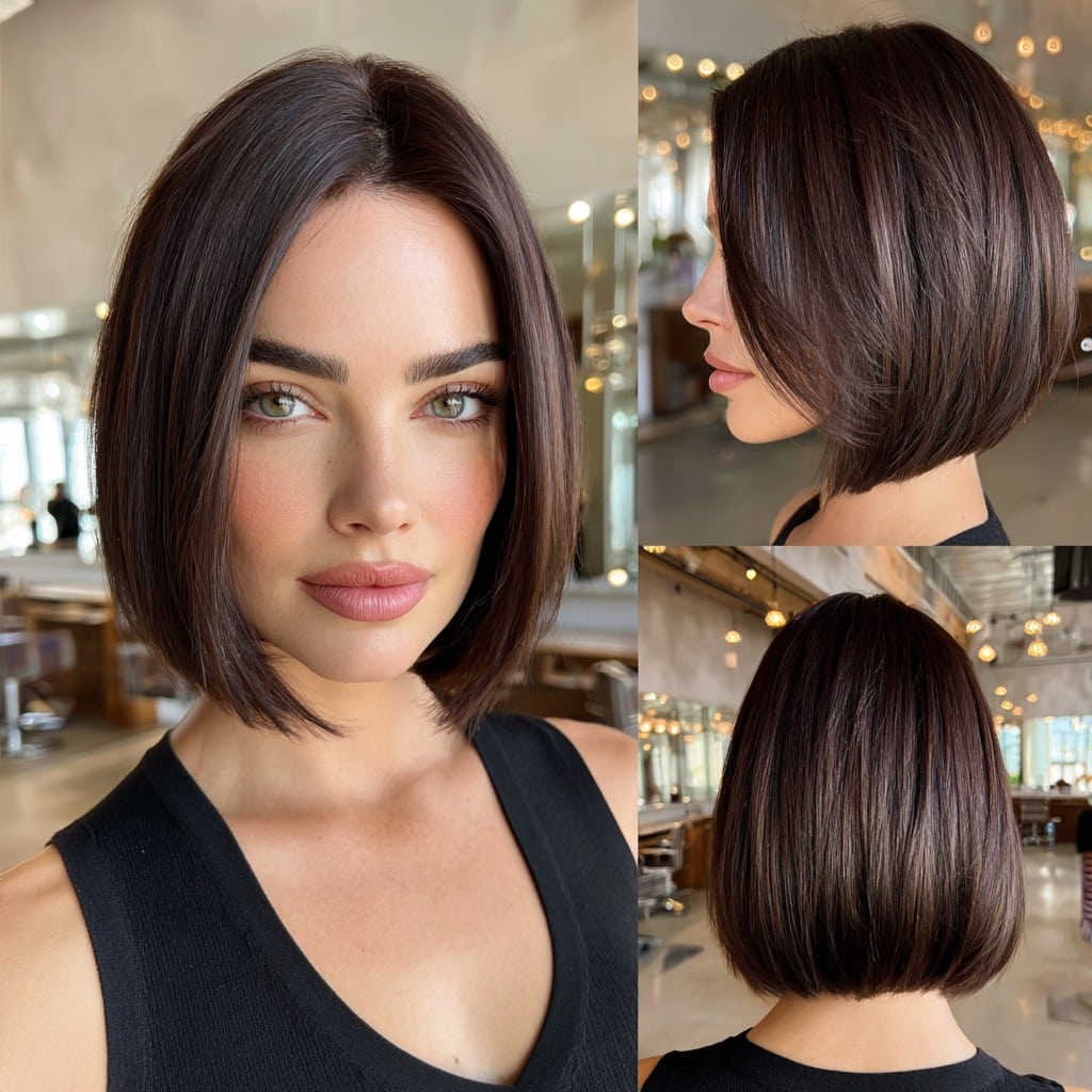 Espresso Brown Bob Hair