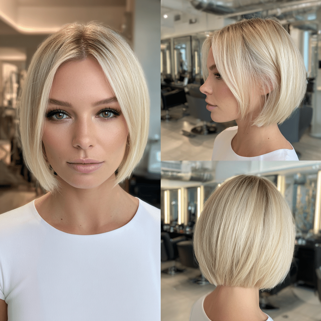 Icy Vanilla Blonde Hair
