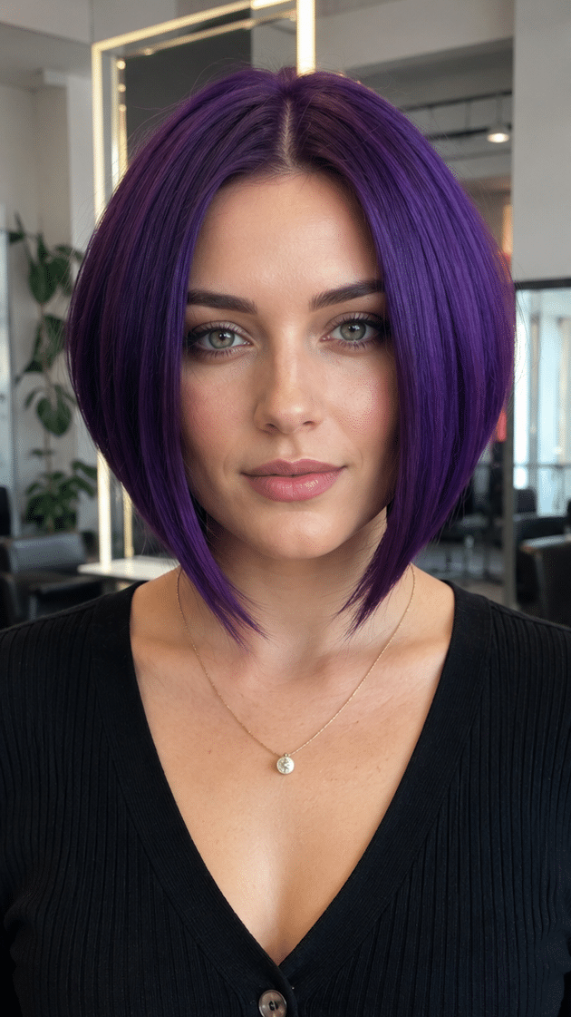 Royal Amethyst Velvet Hair