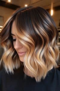 Golden Caramel Balayage Hair