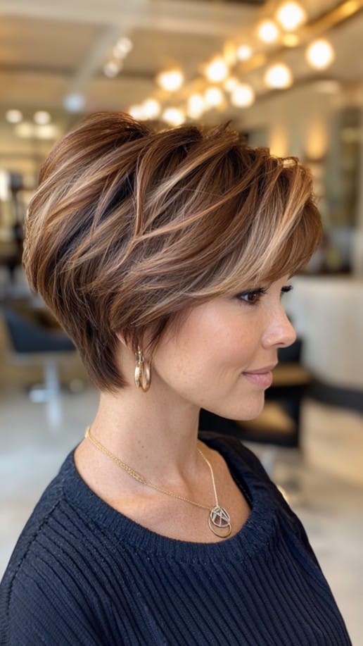 Golden Chestnut Balayage Hair