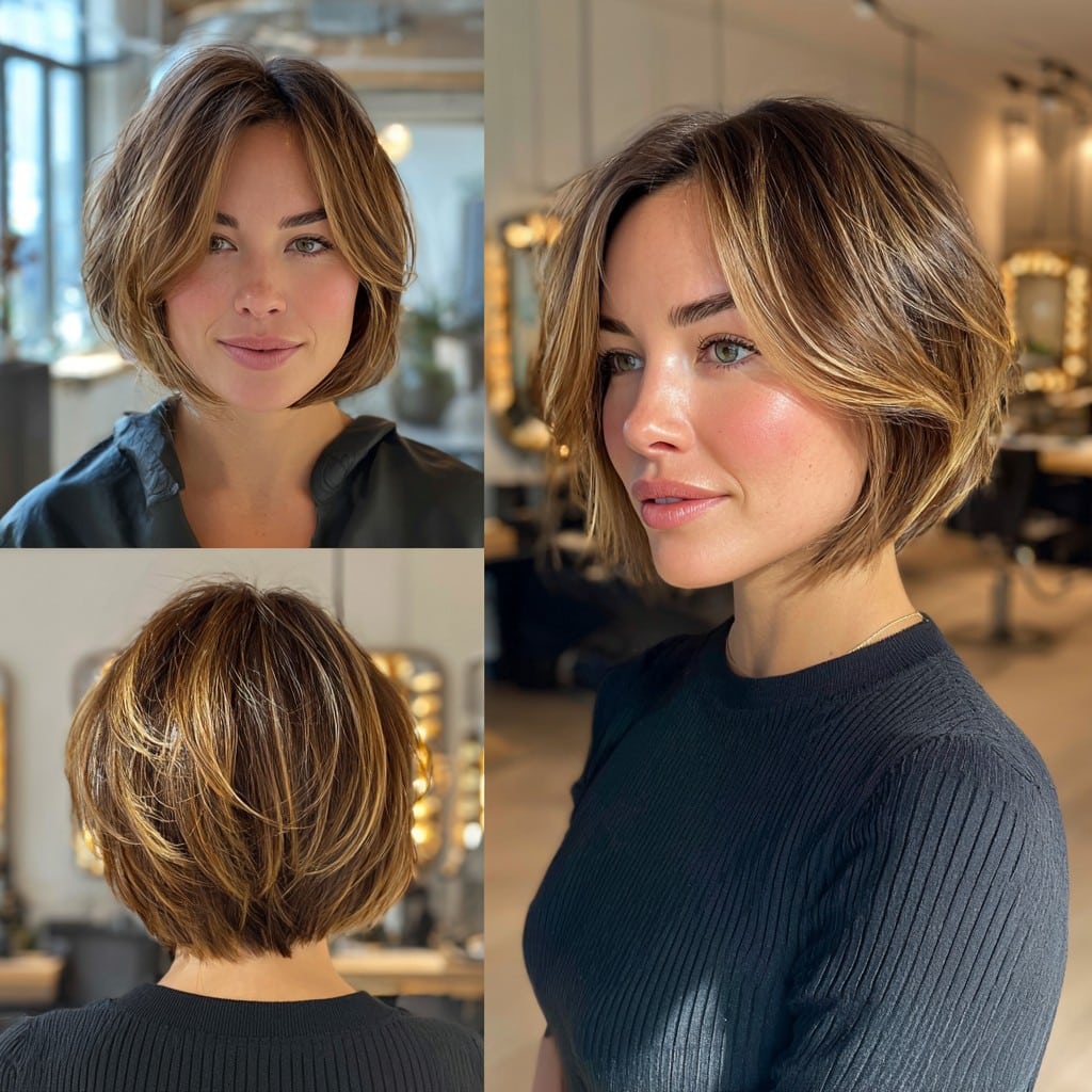 Golden Chestnut Balayage Hair