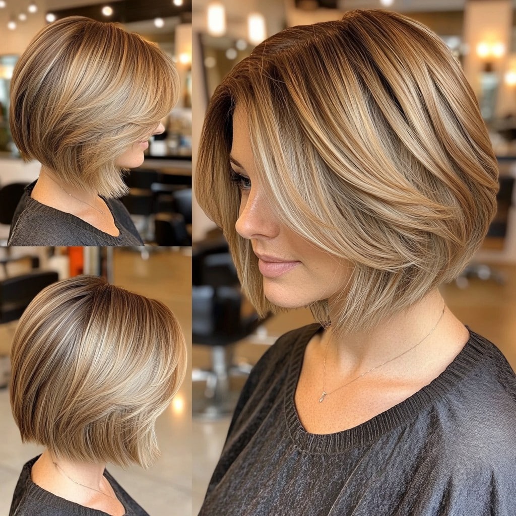 Honey Blonde Balayage Hair
