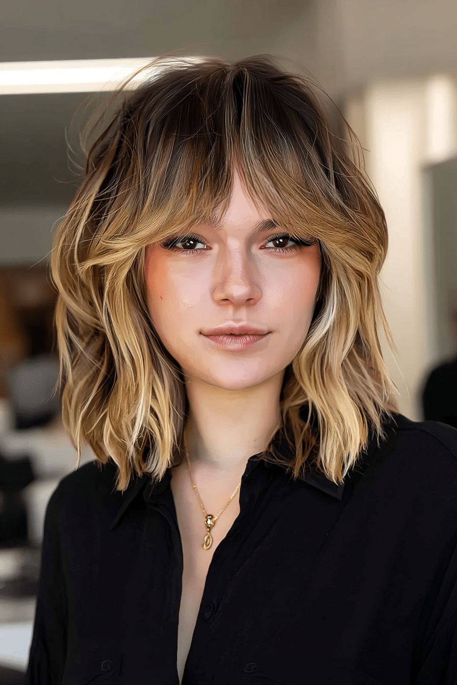 Honey Blonde Balayage Hair