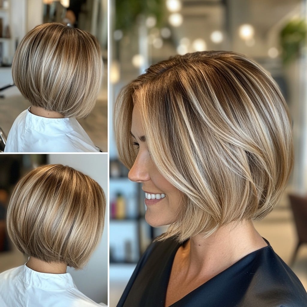 Honey Blonde with Creamy Highlights