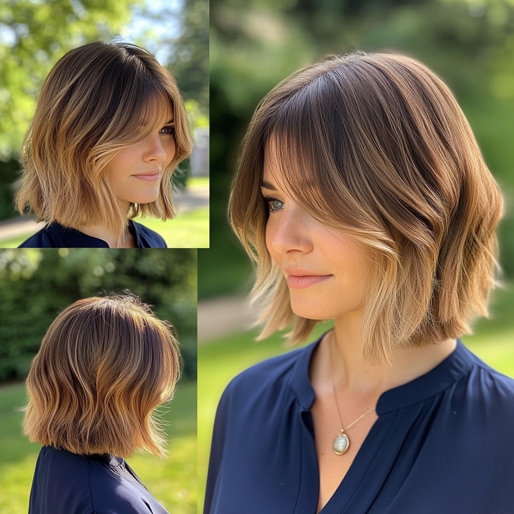 Honey Bronde Face-Framing Hair