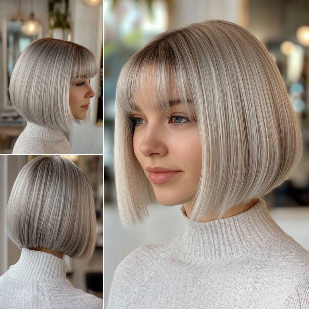 Icy Blonde Elegance