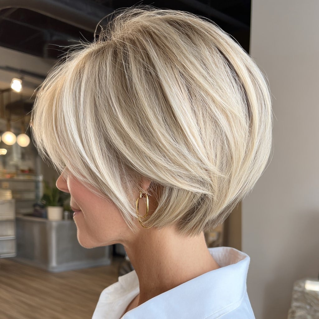 Icy Blonde with Soft Platinum Layers