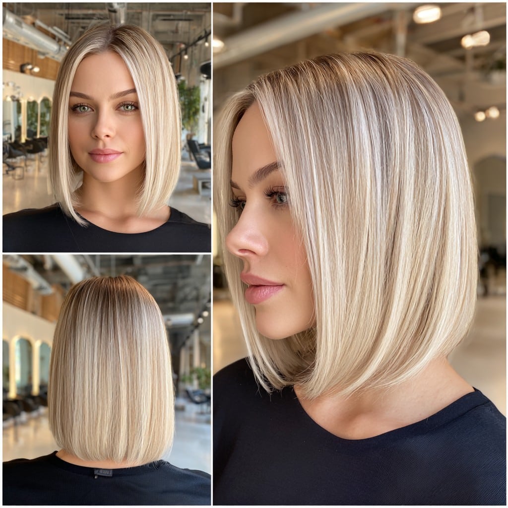 Icy Pearl Blonde Hair