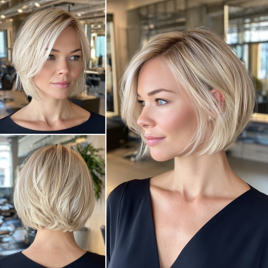 Icy Platinum Blonde Hair