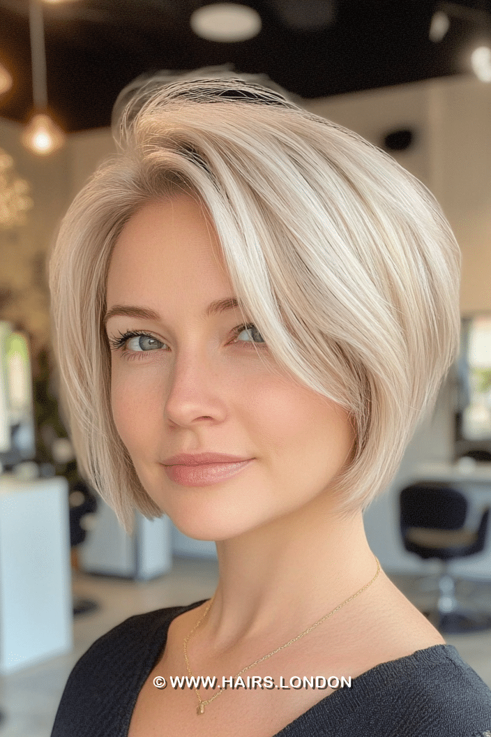 Icy Silver Blonde Hair