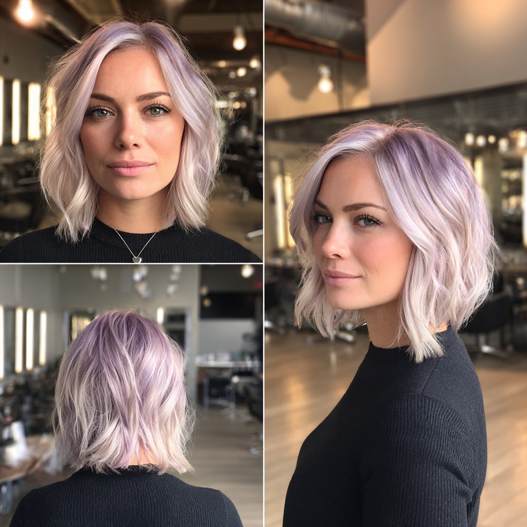 Lavender Frost Hair