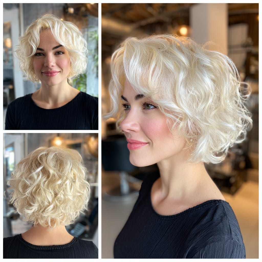 Platinum Pearl Blonde Hair