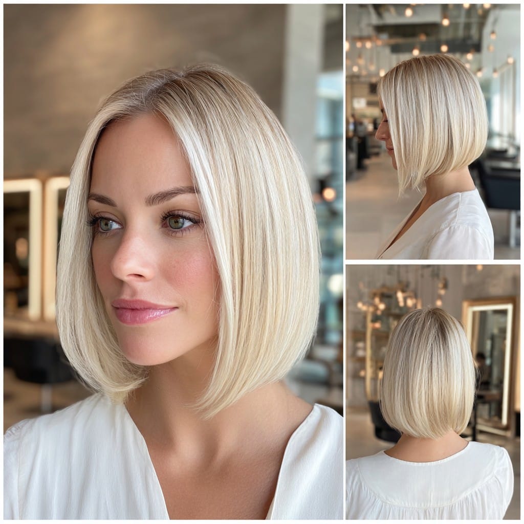 Platinum Pearl Blonde Hair