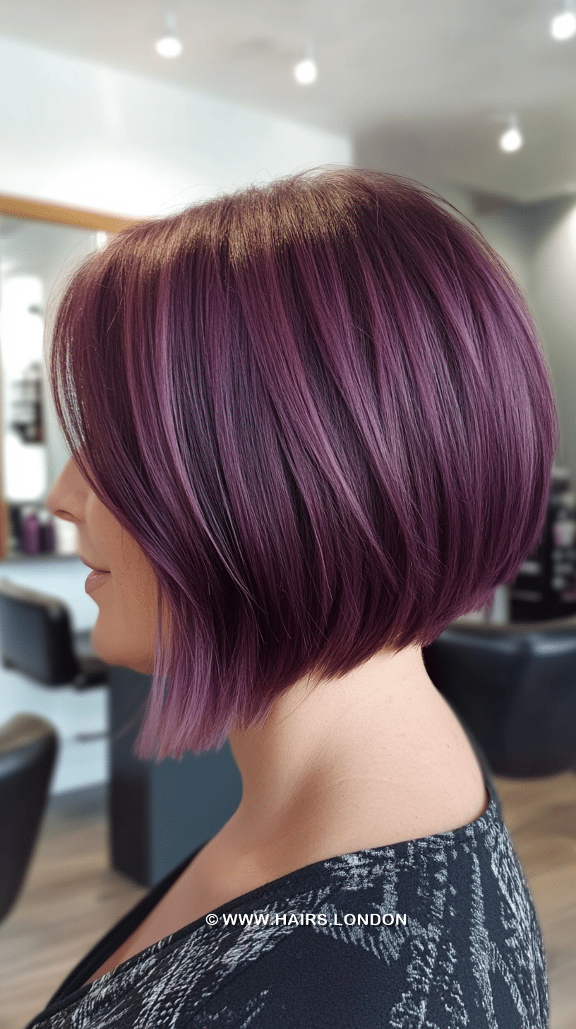 Rich Plum Purple Hair
