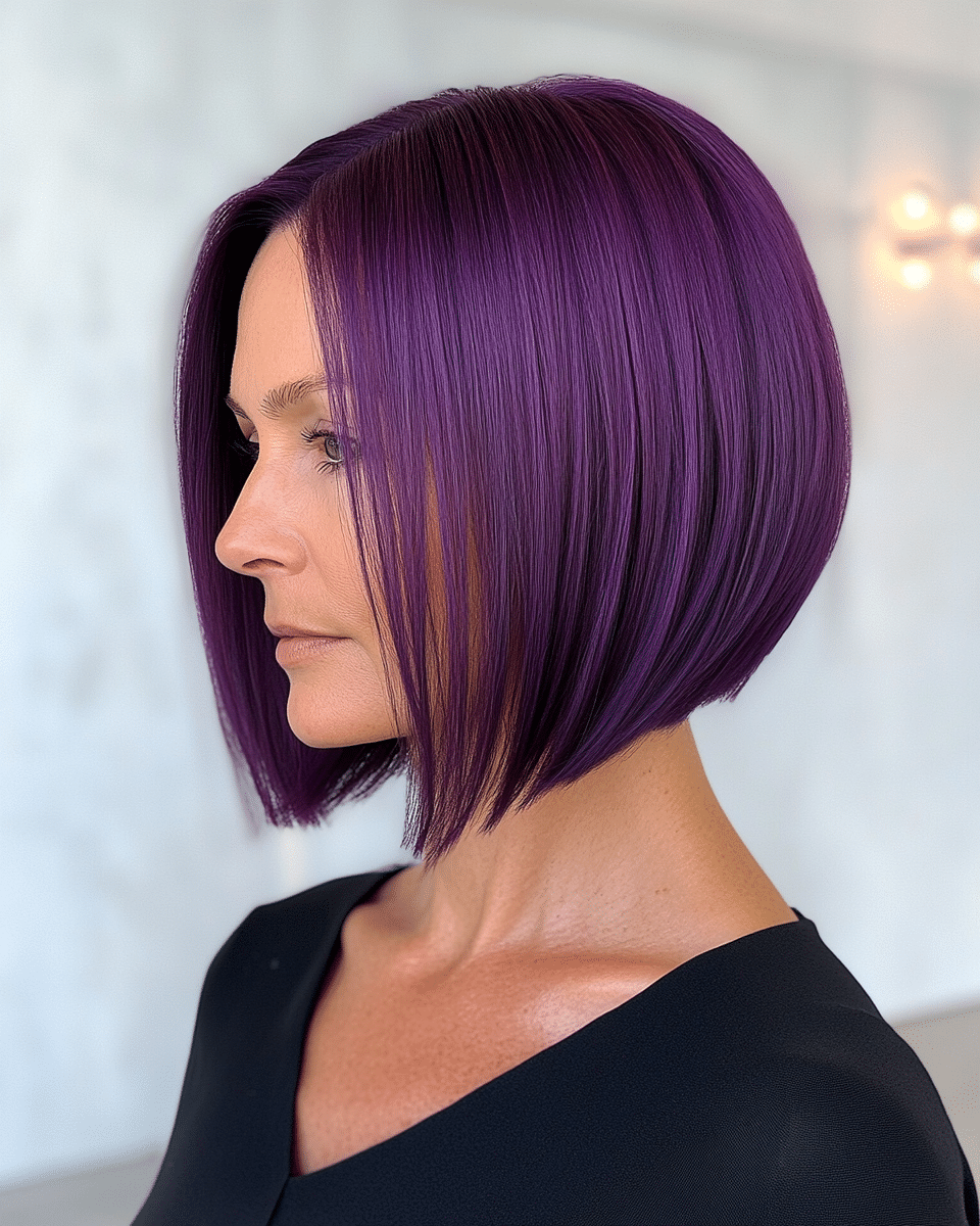 Rich Violet Purple Hair