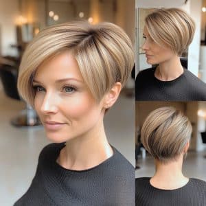Rooted Beige Blonde Hair