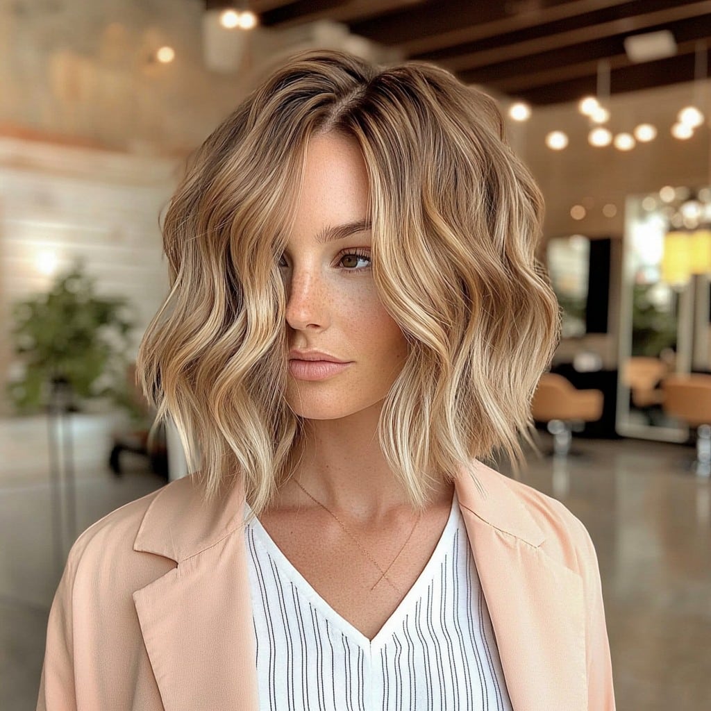 Sandy Blonde Balayage Hair