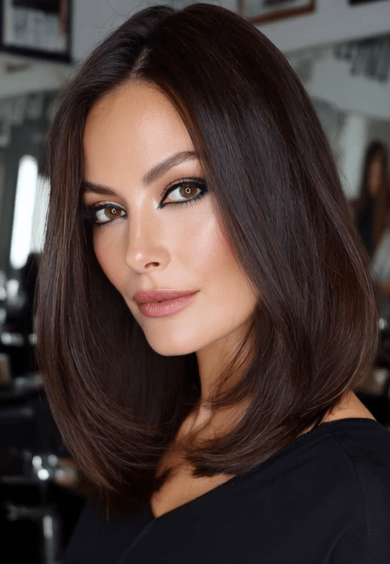 Dark Mocha Brunette Hair