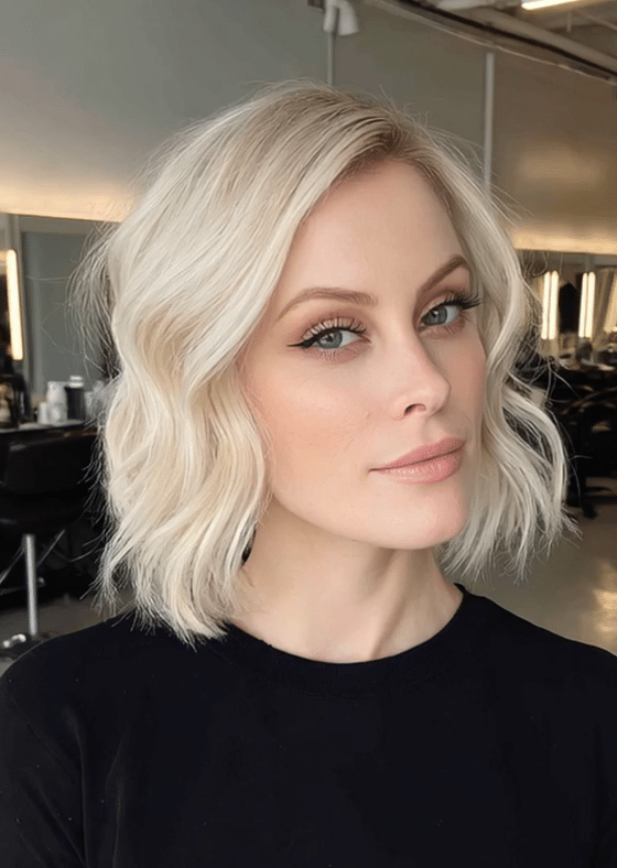 Icy Pearl Blonde Hair