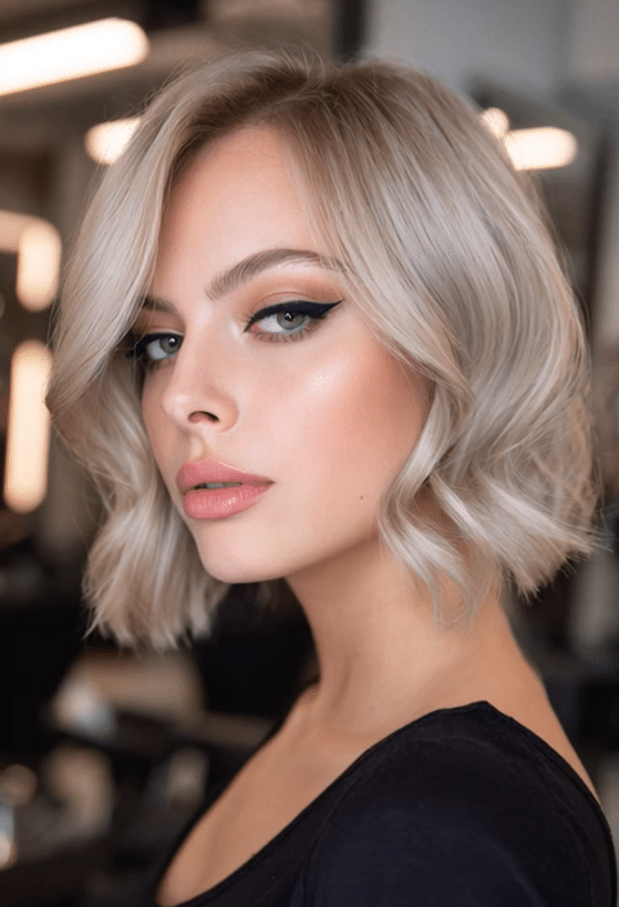 Icy Champagne Beige Blonde Hair