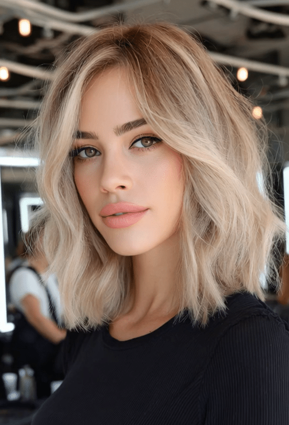 Smoky Pearl Blonde Hair