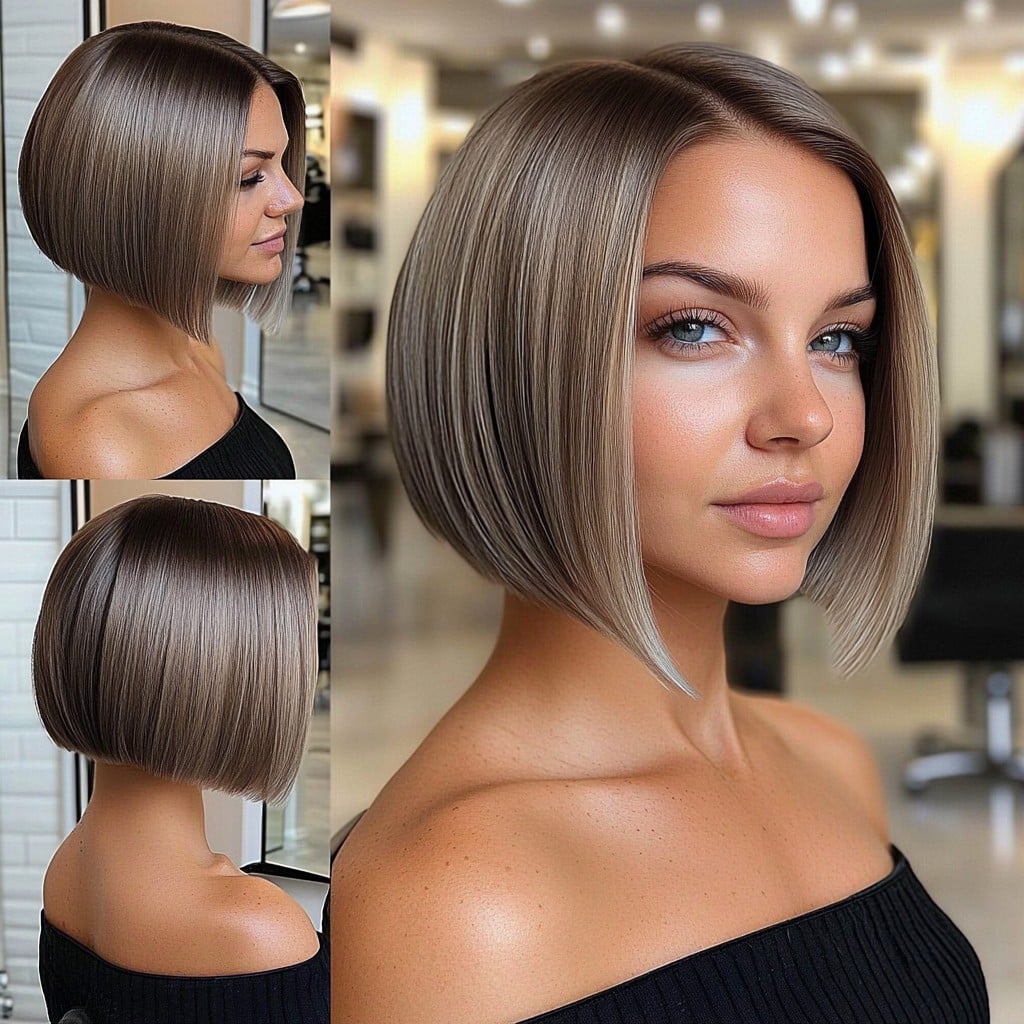 Soft Ash Brown Hair