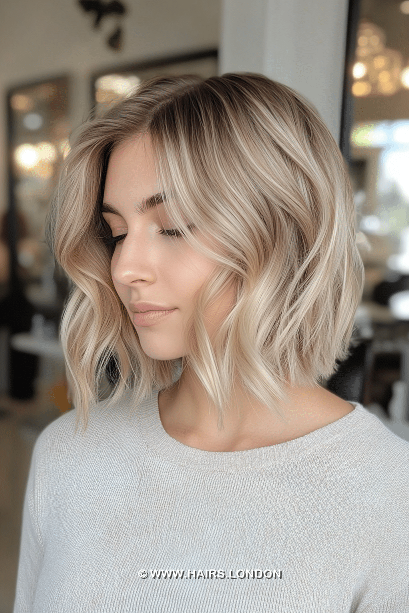 Soft Champagne Blonde Hair