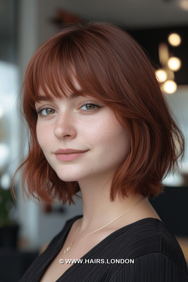 Soft Copper Auburn Hair