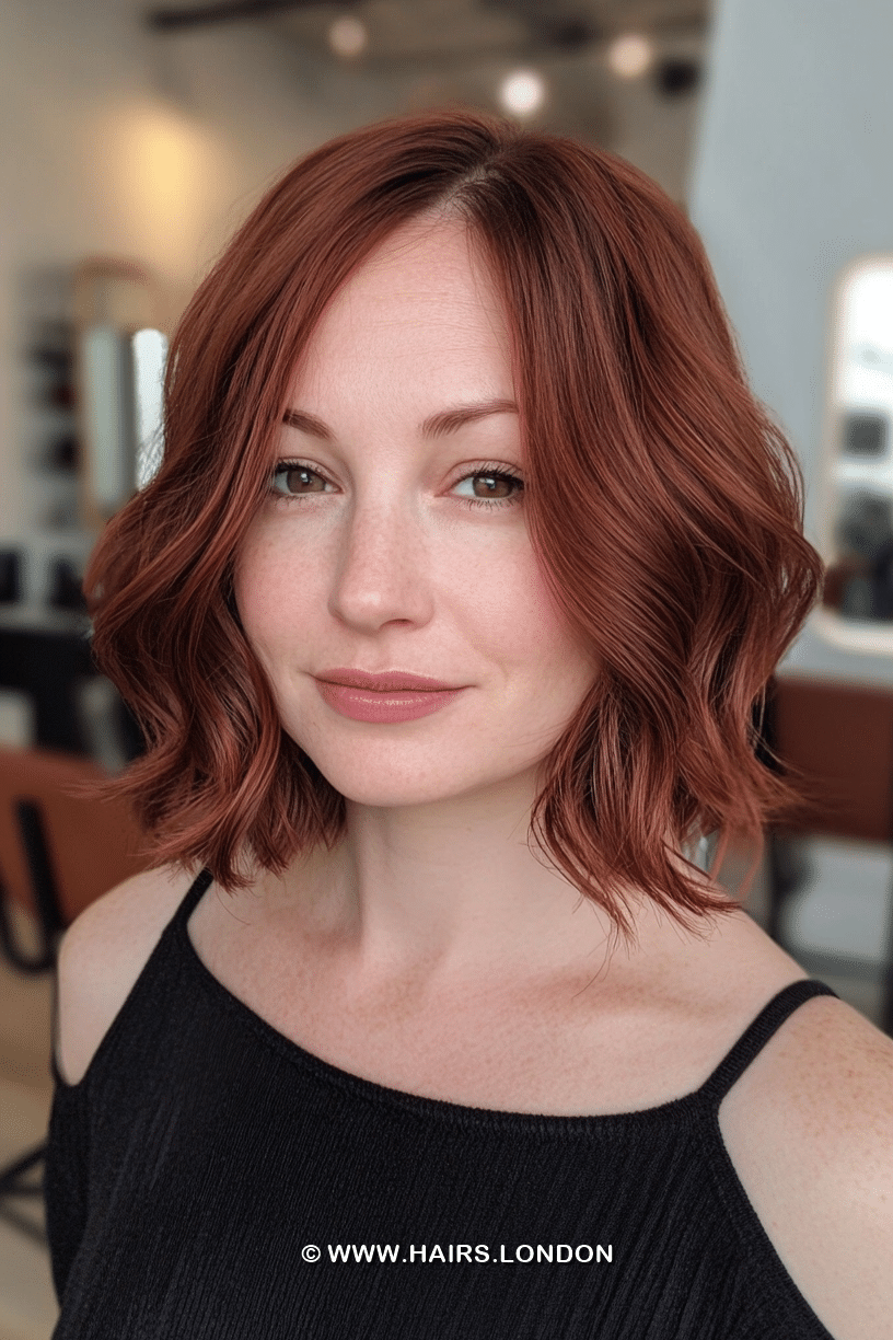 Soft Copper Auburn Hair