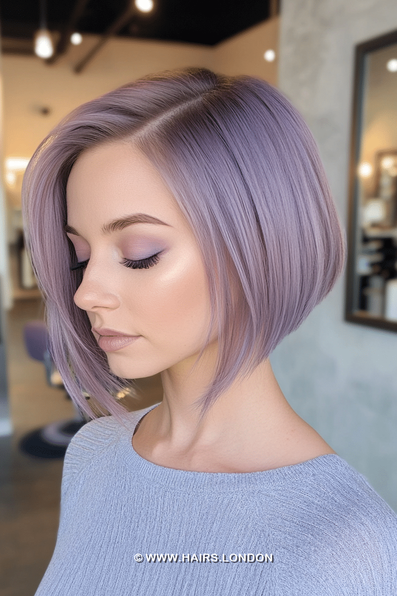 Soft Lavender Lilac Hair