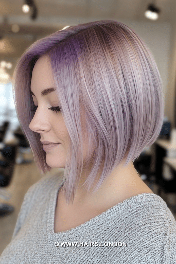 Soft Lavender Lilac Hair