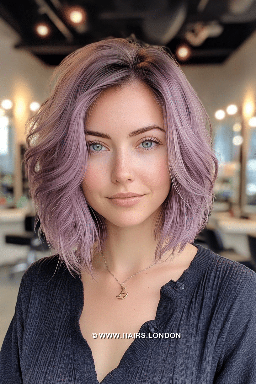 Soft Lavender Lilac Hair