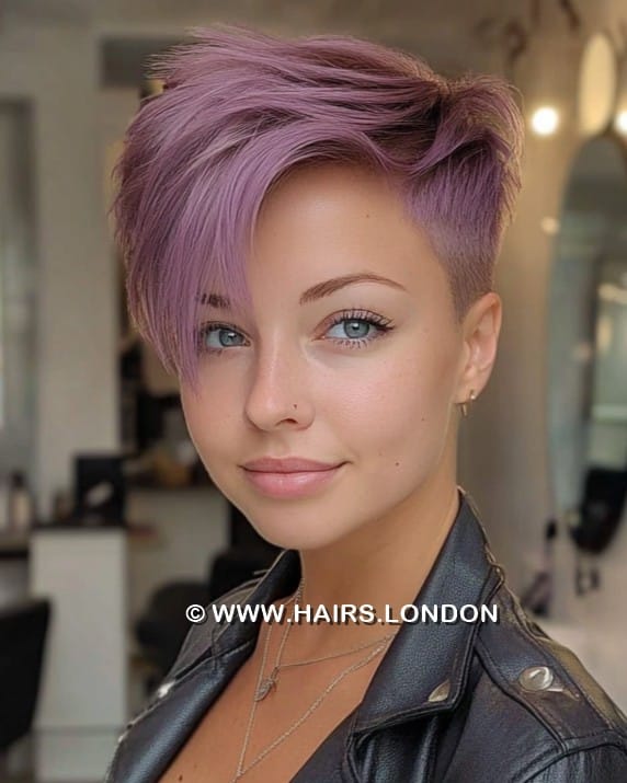 Soft Lavender Violet Hair