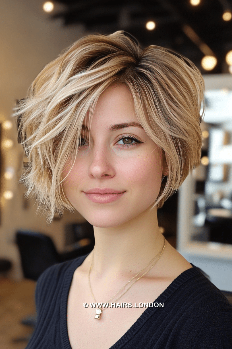 Soft Sandy Blonde Pixie Hair