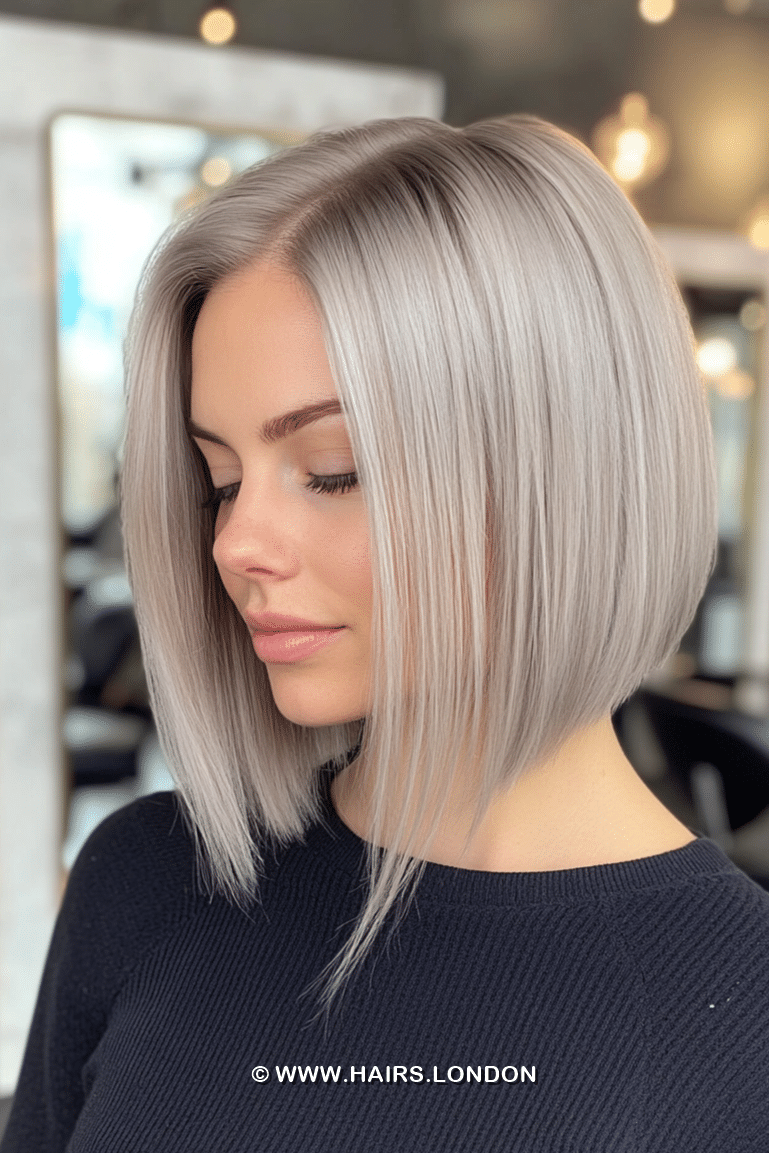 Soft Silver Ash Hair