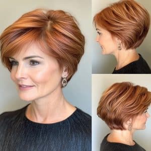 Spiced Copper Bixie Hair