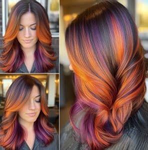 Sunset Prism Hair