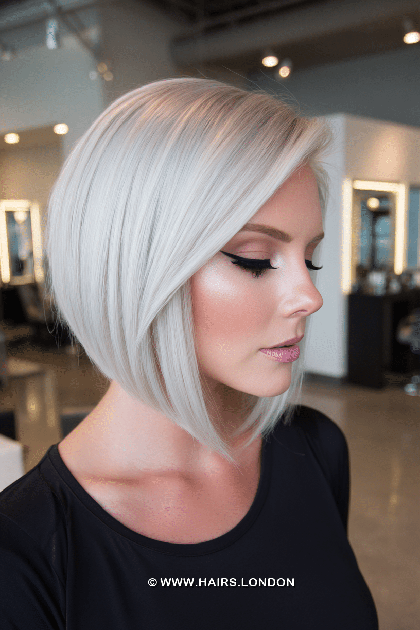 Icy Pearl Platinum Hair