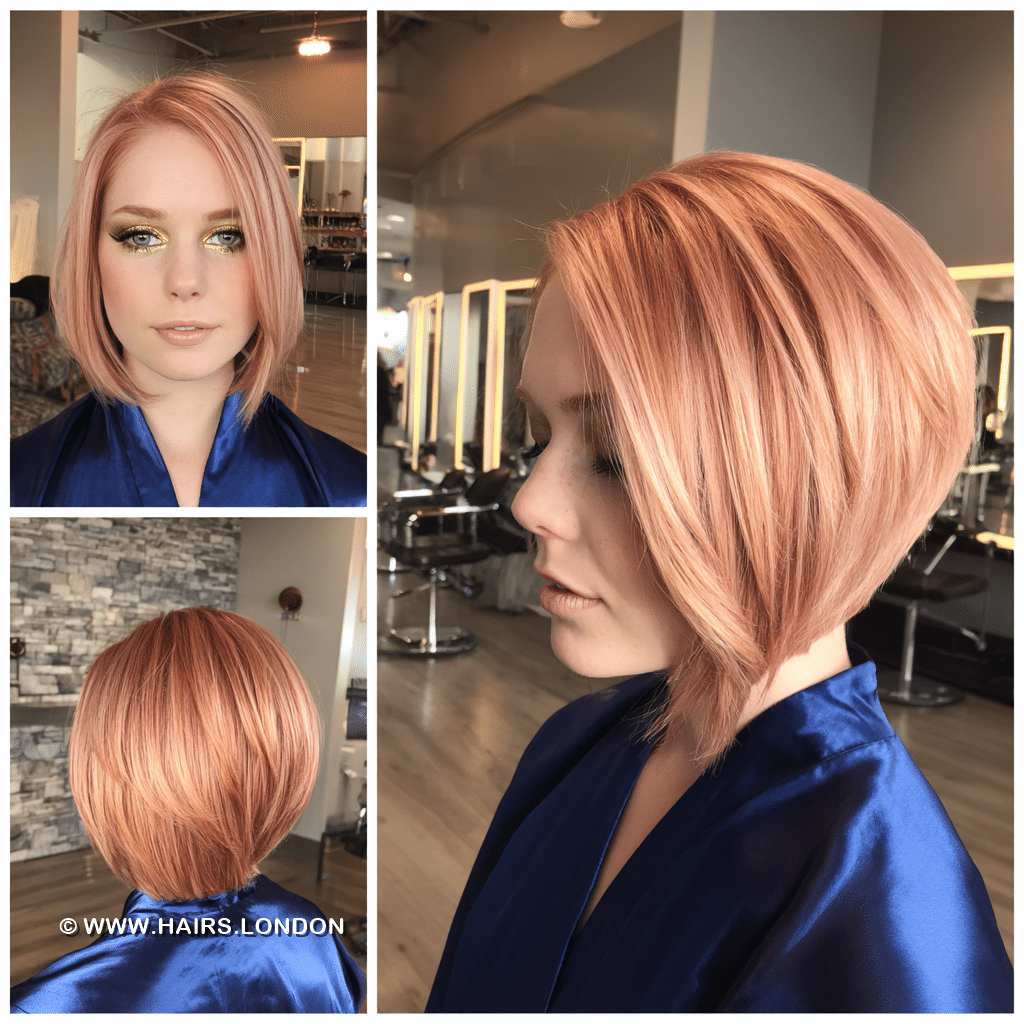 Soft Peach Copper Hair