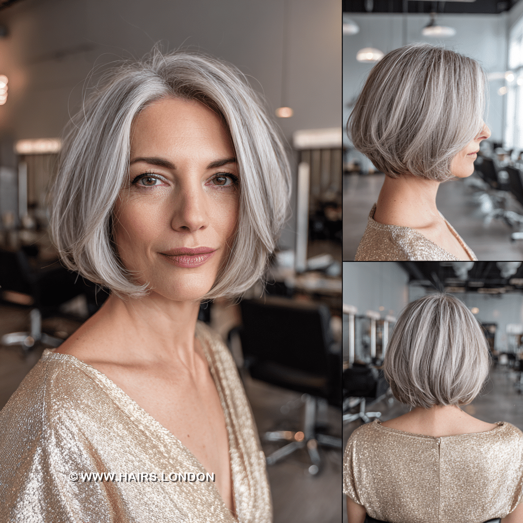 Silvery Ash Blonde Hair