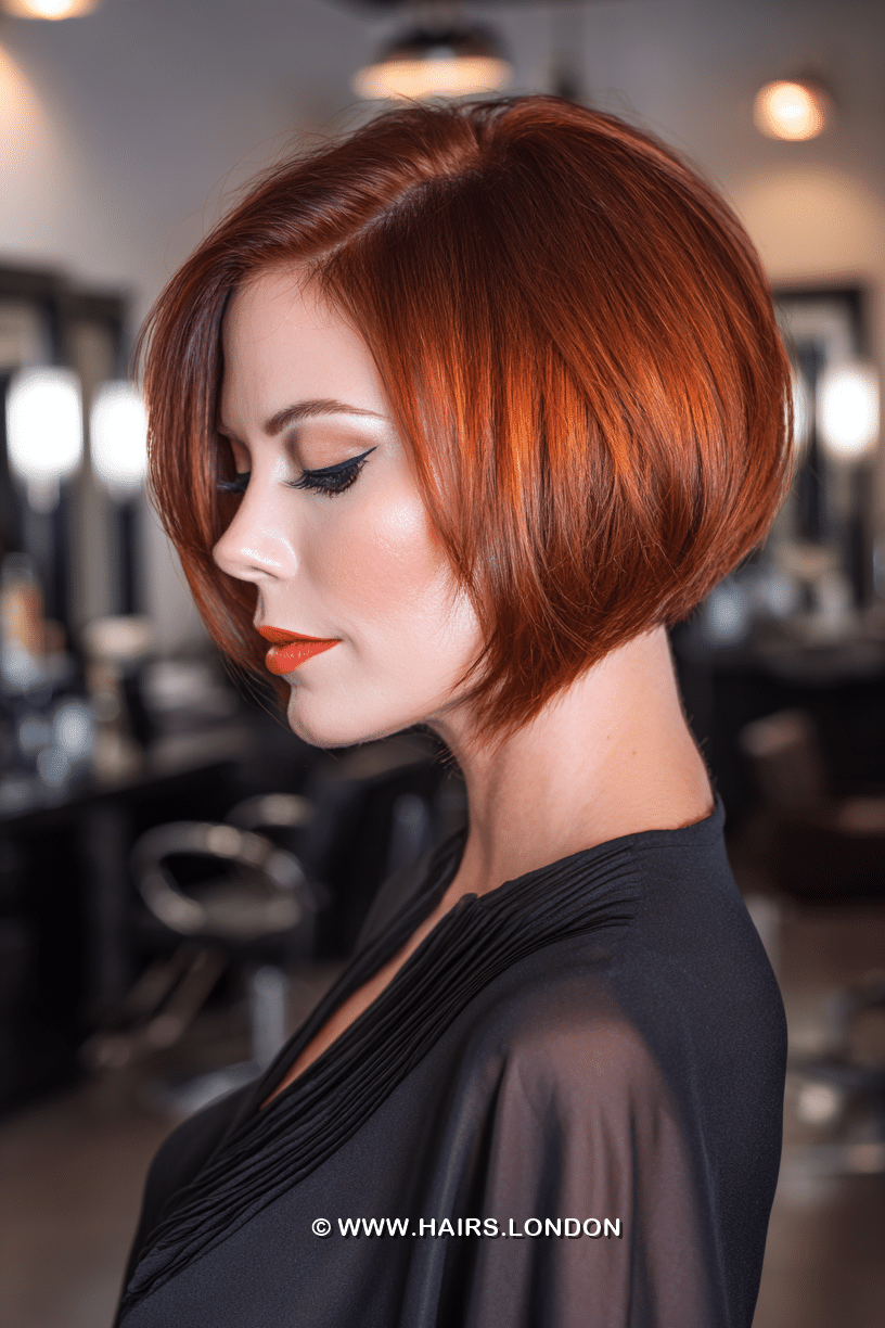 Vibrant Copper Flame Hair