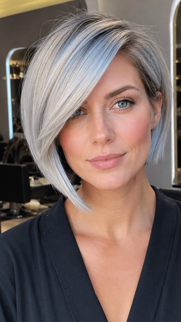 Silver Pearl Blonde Hair