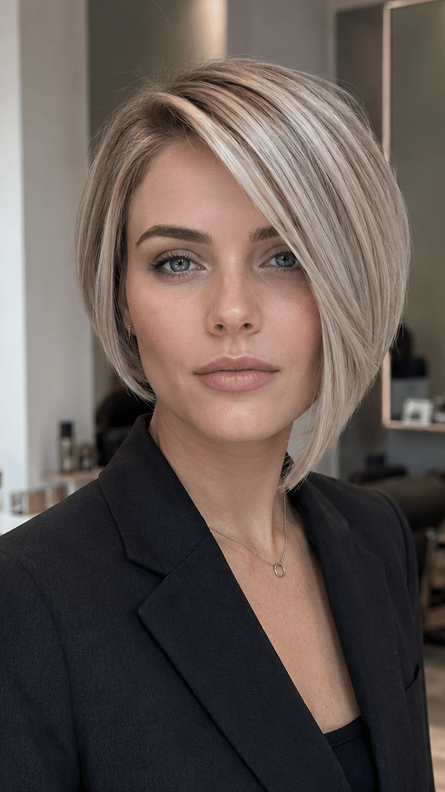 Silver Mushroom Blonde Hair