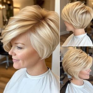 Voluminous Honey Blonde Hair