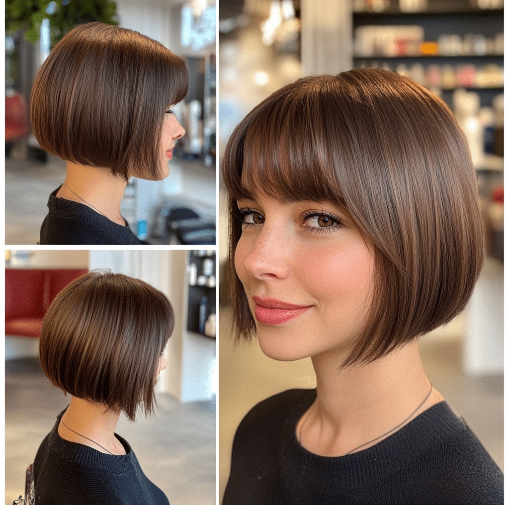 The 31 Best A-Line Bobs with Bangs