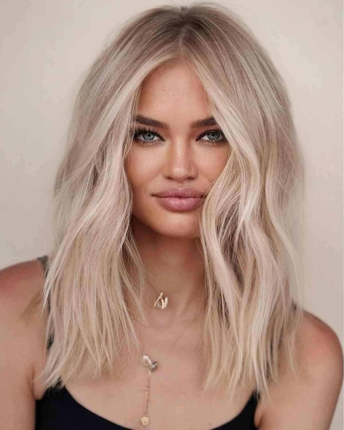 Long Blonde Bob